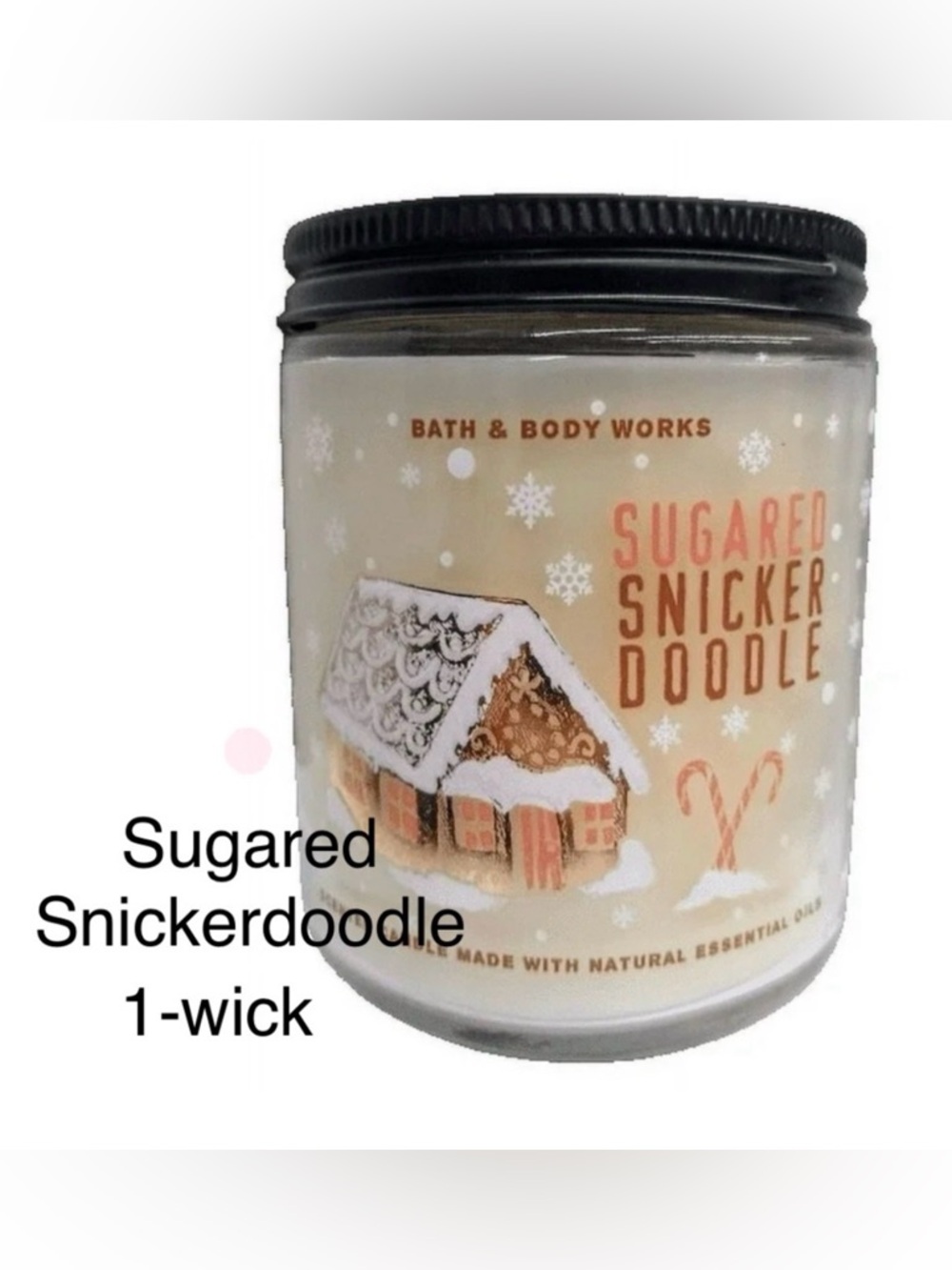 Bath & Body Works “Sugared Snickerdoodle” Single Wick Candle | NIB